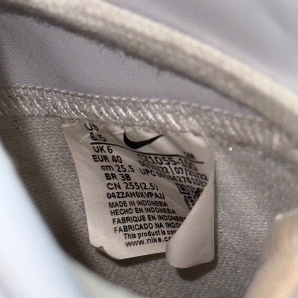 Y2K Nike Blazer High Top Sneaker Womens 6.5 White Black Swoosh Retro - Picture 10 of 11